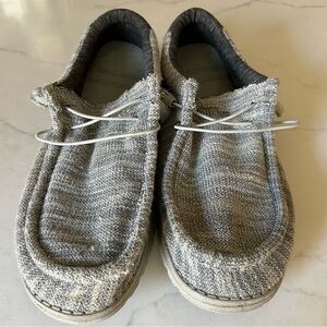 Hey Dude Wally Stretch Low Top Slip On‎ Loafers Shoe Grey Size 13